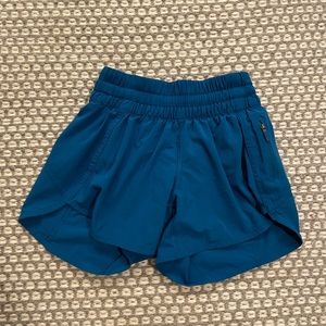 LuluLemon Blue Tracker Shorts